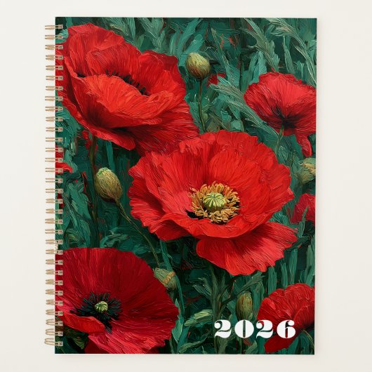 Agenda 2026 Flores Inspiración Vincent van Gogh (Voorkant)
