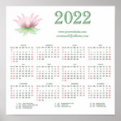 Agenda 202 voor zakelijk gebruik, voeg uw logo, we poster (Voorkant)