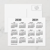 Agenda 2030-2031 van het Witte Schooljaar van Janz Briefkaart (Voorkant / Achterkant)