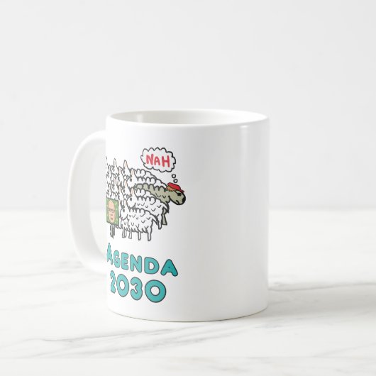 Agenda 2030 koffiemok (Voorkant links)