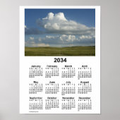 Agenda 2034 Nebraska Sandhills van het Janz-Poster Poster (Voorkant)