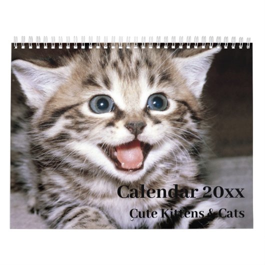 Agenda 20xx - Kute Kittens en Katten Kalender (Hoes)