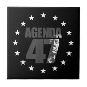 Agenda 47 Patriotistische Trump Herverkiezingscamp Tegeltje