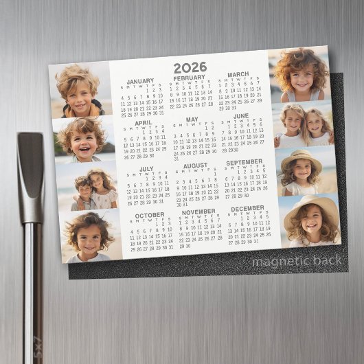 Agenda - 8 foto's - Basic Grey White Magnet
