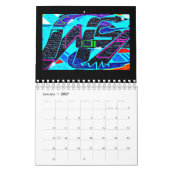 Agenda-Abstract-Graffiti Galerie 1 Kalender (Jan 2027)