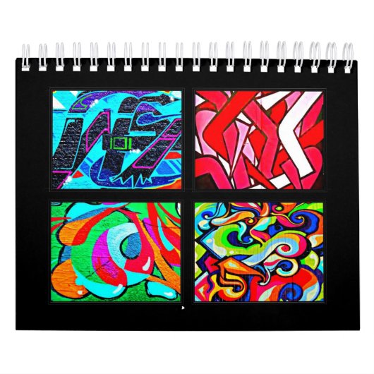 Agenda-Abstract-Graffiti Galerie 1 Kalender (Hoes)