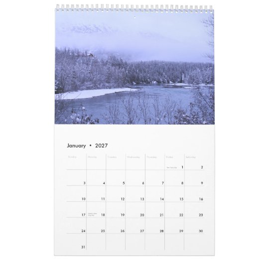 Agenda Alaska 2011 Kalender (Jan 2027)