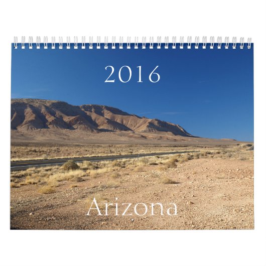 Agenda Arizona 2016 Kalender (Hoes)