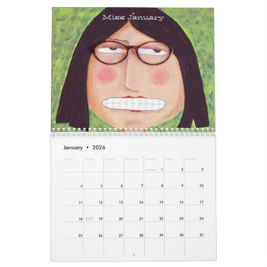 Agenda Biddy Brain 2012 Kalender (Jan 2026)