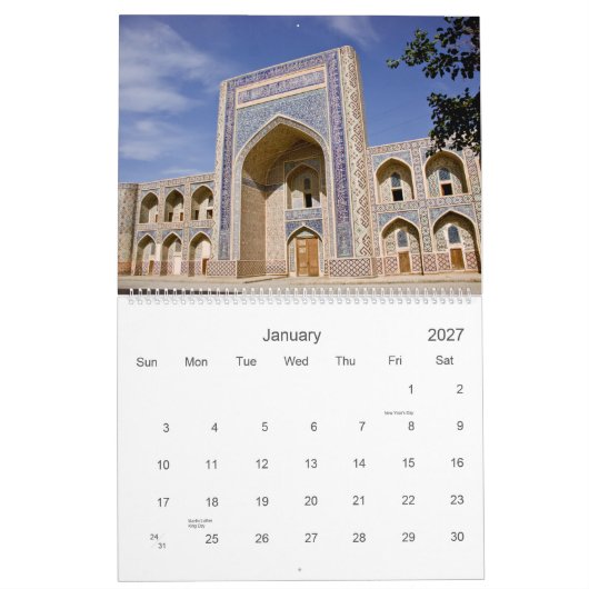 Agenda Bukhara 2011 Kalender (Jan 2027)
