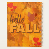 Agenda con imagen de perro entre hojas  (Achterkant)