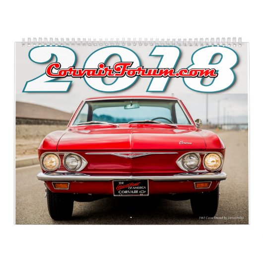 Agenda Corvair Forum 2018 Kalender (Hoes)