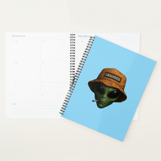 AGENDA DE EXTRATERRESTRE EM DESIGN  (Display)