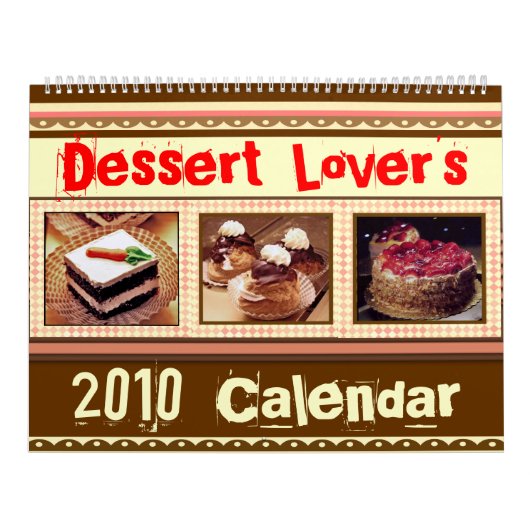 Agenda dessert Lover (2010 of aangepast) Kalender (Hoes)