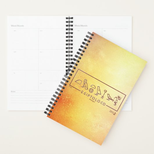 Agenda egiptoloco retro jeroglíficos (Display)