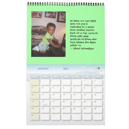 Agenda "Family Love" 2011 Kalender (Jan 2027)