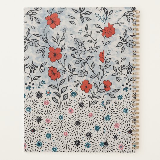 Agenda florais artístico  (Achterkant)