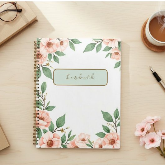 Agenda Floral Diary, 2025-2026 Planner