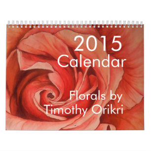 Agenda Florals 2015 van Timothy Orikri Kalender