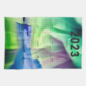 Agenda-handdoeken - Aurora Borealis over water Theedoek (Horizontaal)