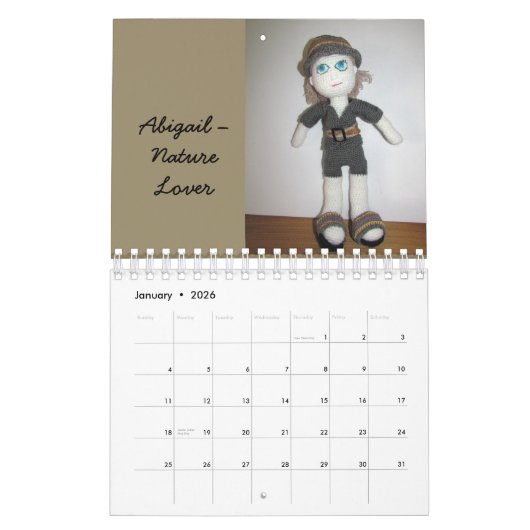 Agenda - Handgemaakte poppen Kalender (Jan 2026)