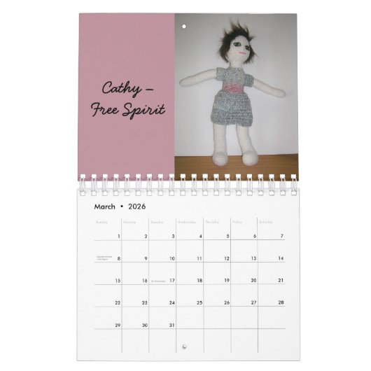 Agenda - Handgemaakte poppen Kalender (Mar 2026)