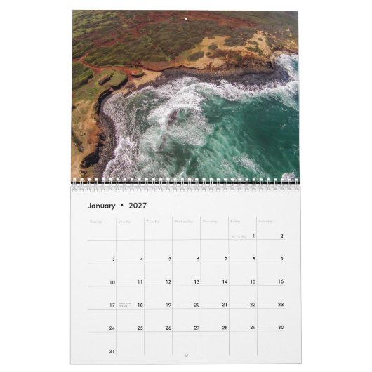 Agenda Hawaiian 2015 Kalender (Jan 2027)