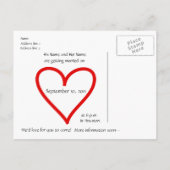 Agenda Het Briefkaart Datum opslaan (Achterkant)