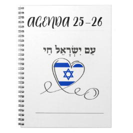 AGENDA ISRAELI NOTITIEBOEK