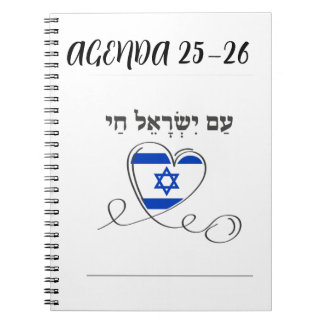 AGENDA ISRAELI NOTITIEBOEK