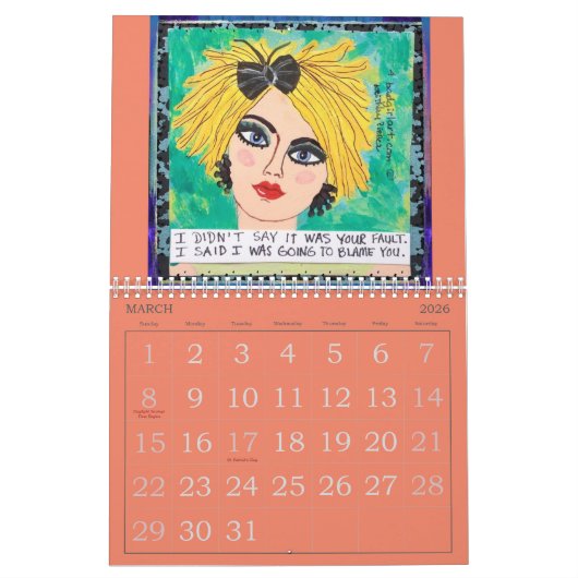 Agenda Kalender (Mar 2026)