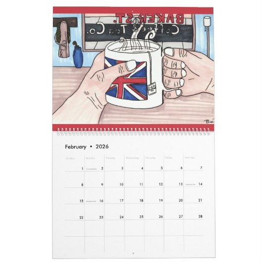 Agenda Kalender (Feb 2026)