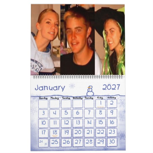 Agenda Kalender (Jan 2027)