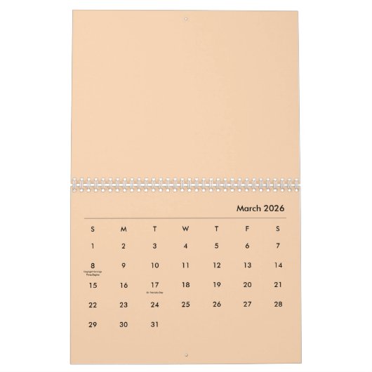 Agenda Kalender (Mar 2026)