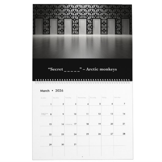 Agenda Kalender (Mar 2026)