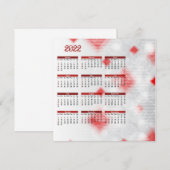 Agenda-kerstkaart (Voorkant / Achterkant)