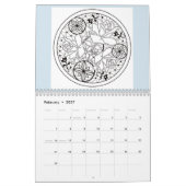 Agenda, kleur, 2018 kalender (Feb 2027)