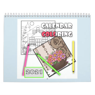 Agenda, kleur, 2021 kalender