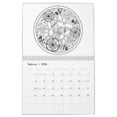 Agenda, kleur, 2024 kalender (Feb 2026)