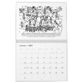 Agenda kleuren kalender (Jan 2027)