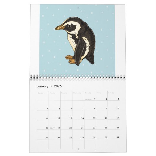 Agenda: Kunst van Liesel Bendio Potter Kalender (Jan 2026)