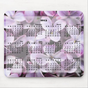 Agenda Lilacs Mousepad 2013 Muismat