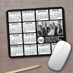 Agenda - logo, fotobedrijf muismat<br><div class="desc">Een logo en fotocollage met een agenda en ruimte om een paar regels tekst toe te voegen. Een leuk item voor het nieuwe jaar om te gebruiken als een bedrijf giveaway. Voeg 1 groep kantoor foto toe aan dit ontwerp.</div>