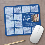 Agenda - logo, fotobedrijf muismat<br><div class="desc">Een logo en fotocollage met een kalender en ruimte voor 2024 om een paar regels tekst toe te voegen. Een leuk item voor het nieuwe jaar om te gebruiken als een bedrijf giveaway. U kunt kleuren wijzigen wanneer u op het aanpassingsgebied klikt.</div>