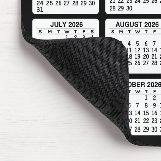 Agenda - logo, fotobedrijf muismat (Hoek)