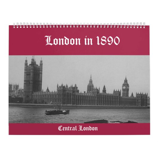 Agenda Londen 1890 Kalender (Hoes)
