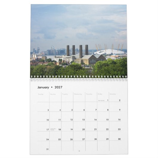 Agenda Londen 2012 Kalender (Jan 2027)