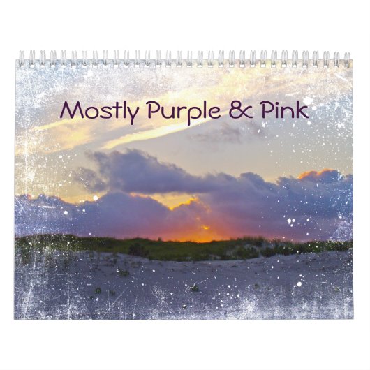 Agenda - Meestal Paars en roze Kalender (Hoes)