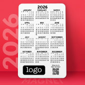 Agenda met Business Logo en QR-code Magneet