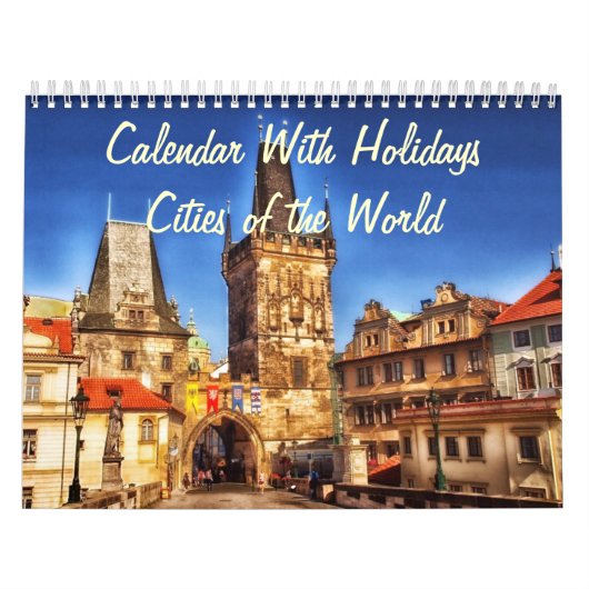 Agenda met Feestdagen - Steden van de wereld Kalender (Hoes)